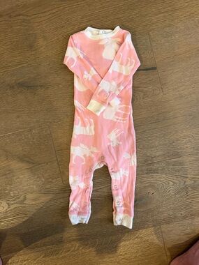 Yellowstone Kids Pink Animal Print One-Piece Romper